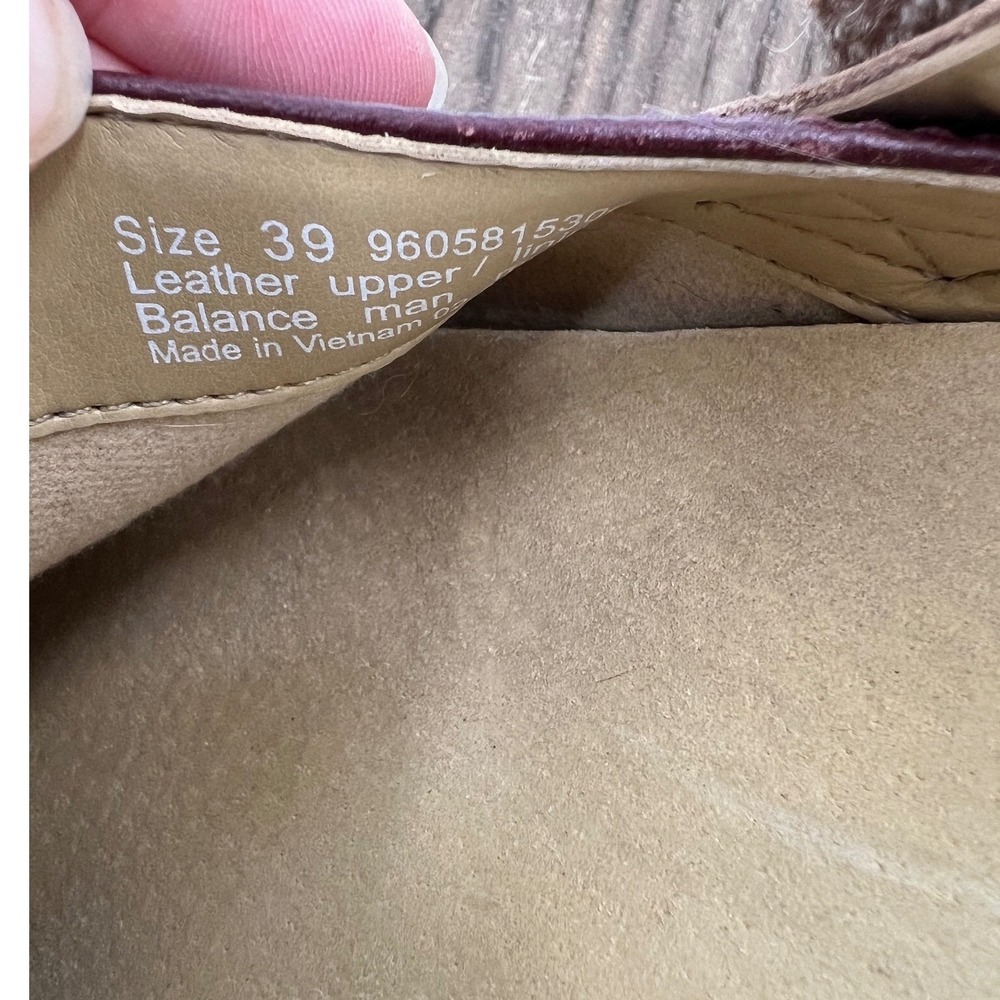 Dansko Merrin Milled Clogs Cordovan Burgundy Slingback 9605-815300 Size 39 - Picture 9 of 10